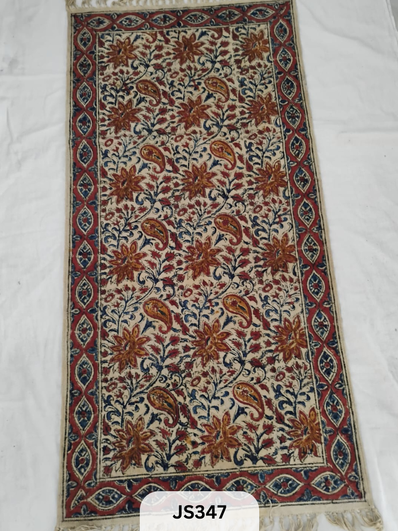 KALAMKARI PRINT FLOOR MAT (2X4 FEET)