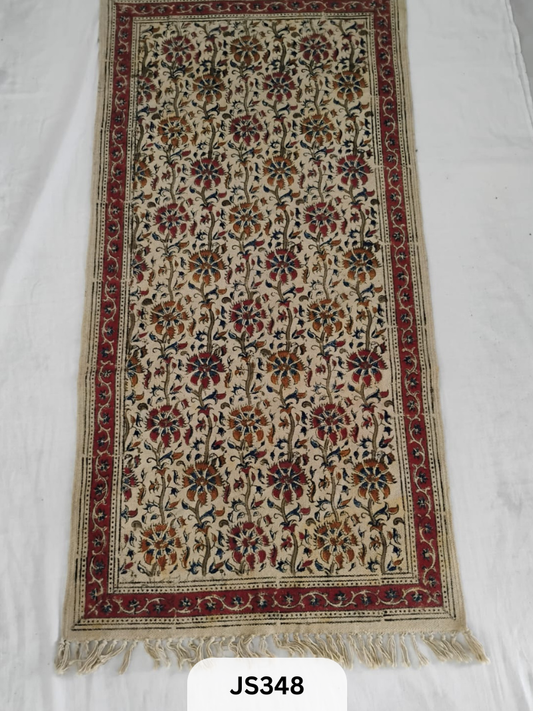 KALAMKARI PRINT FLOOR MAT (2X4 FEET)