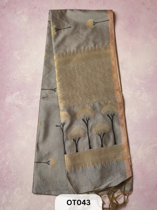 ZARI TUSSAR SAREE
