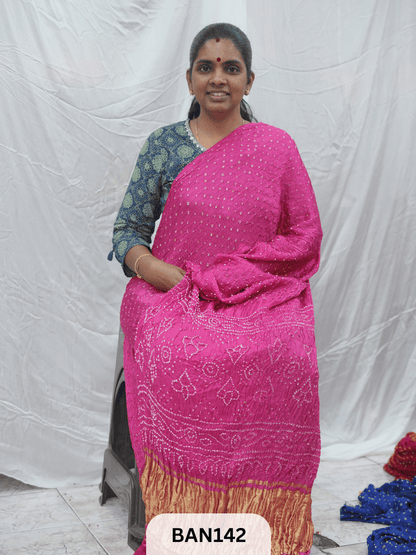 100% VEGAN SILK WITH LAGDI PATTA SAREE