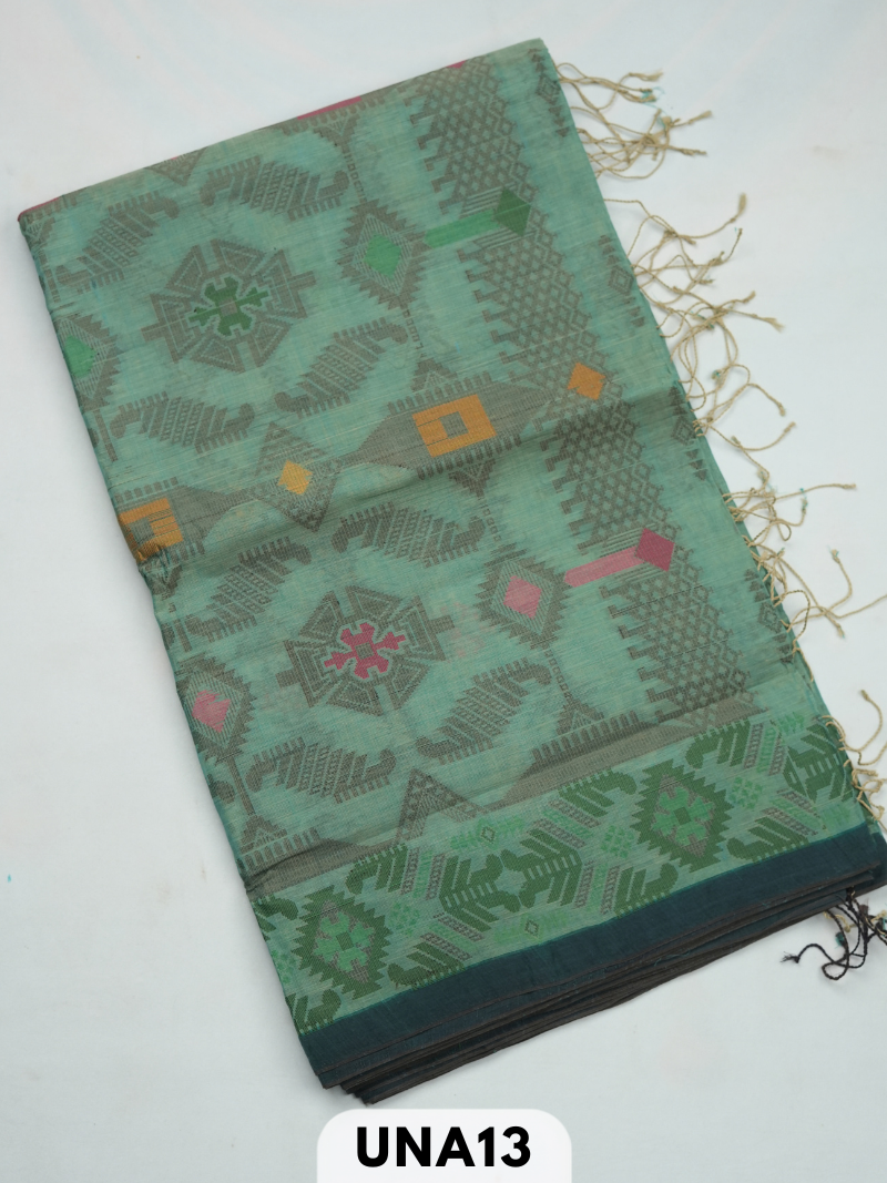 Bangladesh dhakai handloom saree with tassels
