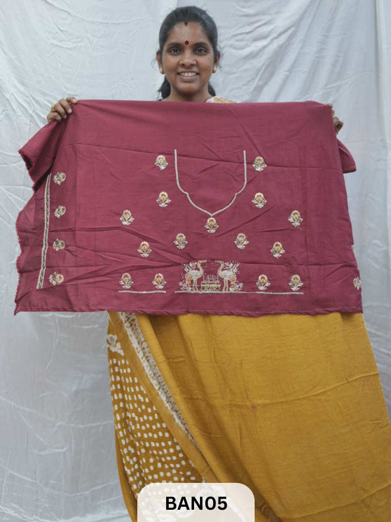 SHIBORI BANDHANI DESIGNER WORK SAREE
