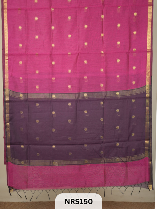 CHANDERI INSPIRED MAHESWARI SAREE