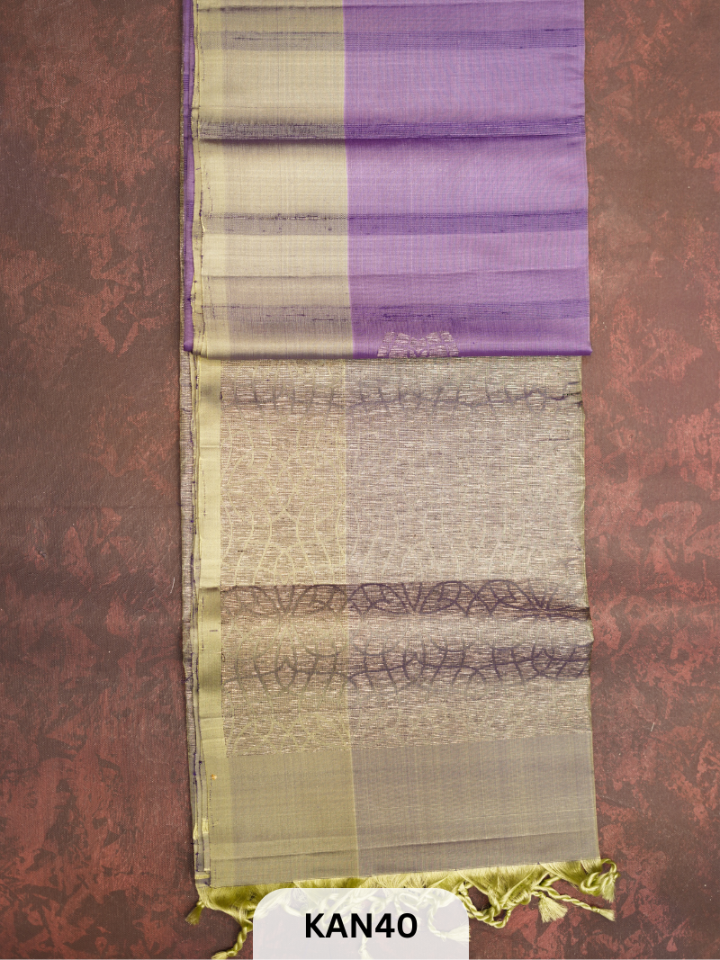 KANCHIPURAM HANDLOOM PURE SOFT SILK