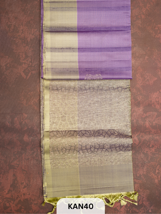 KANCHIPURAM HANDLOOM PURE SOFT SILK