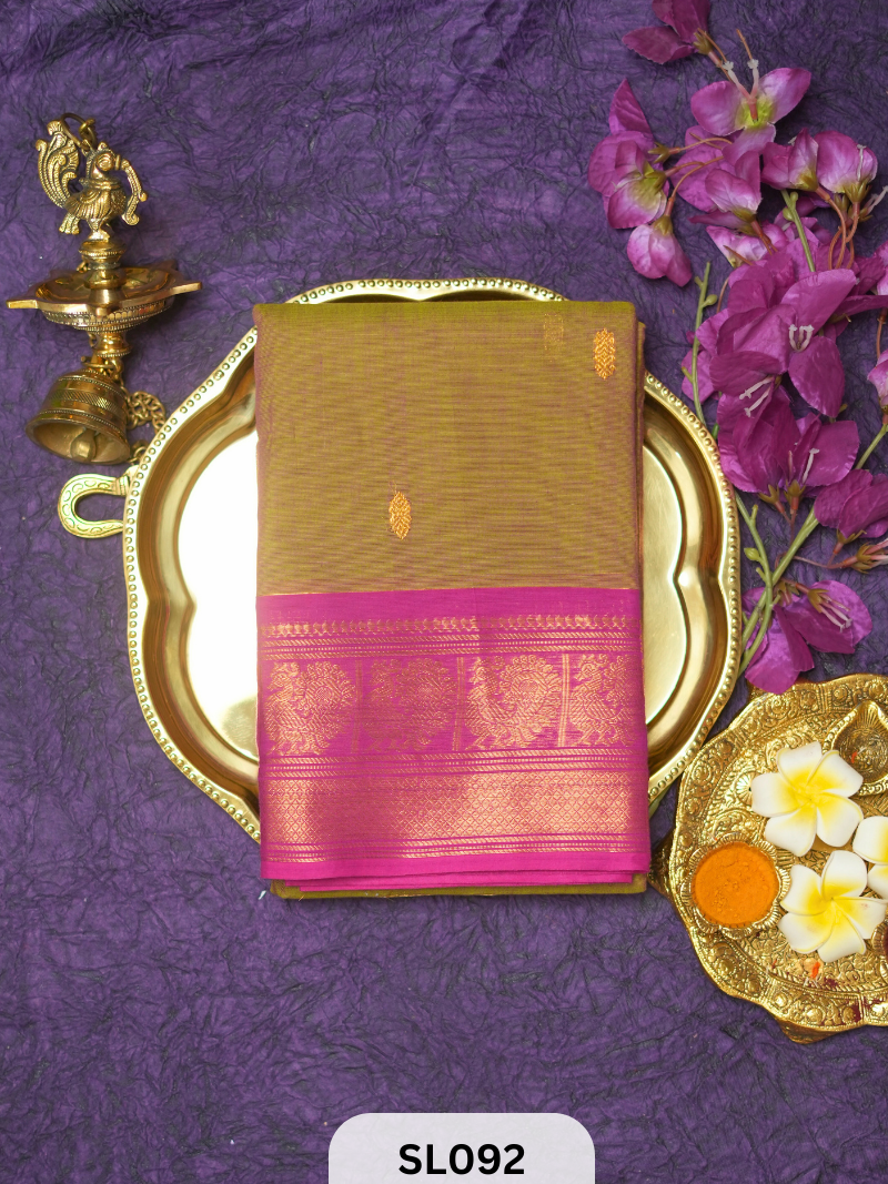 Chettinad Cotton Saree with Rich Pallu