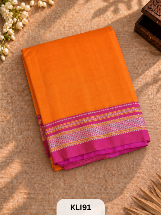Pettada Anchu Semi Silk Saree With Gayathri Border