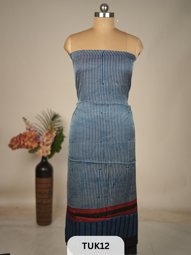 MODAL WITH AJRAKH TOP MATERIAL-2.5MTS AND 44 PANA