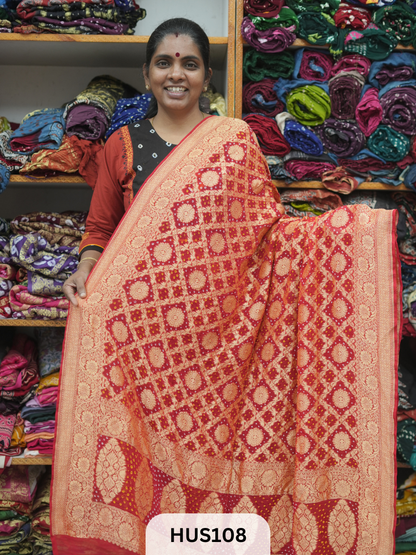 PURE KHADDI GEORGETTE DUPPATTA