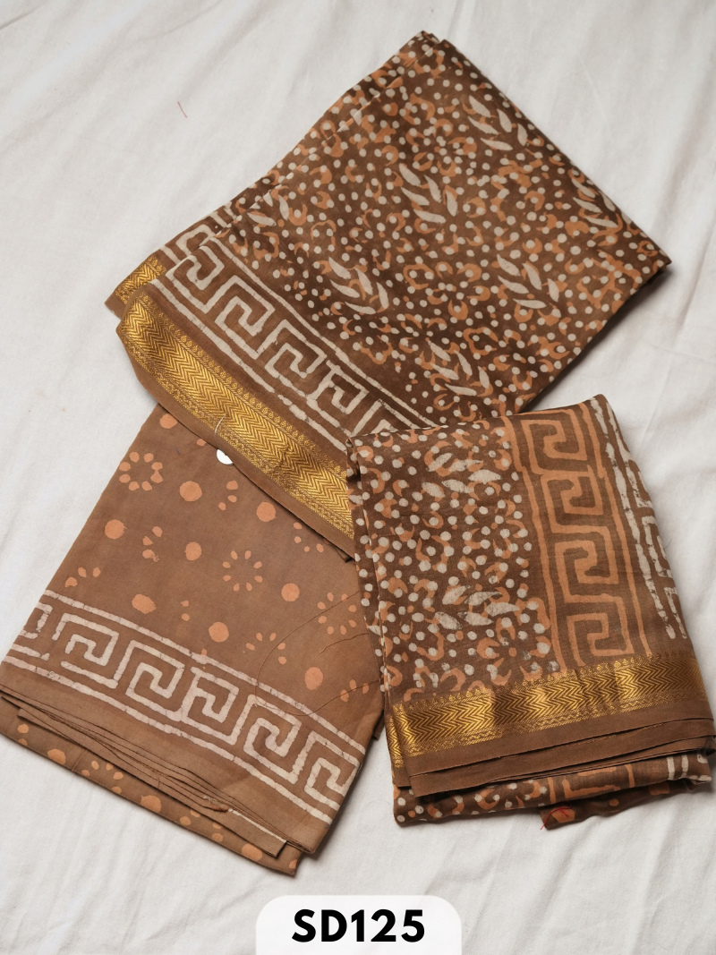 Premium maheswari silk 3 Pcs salwar set