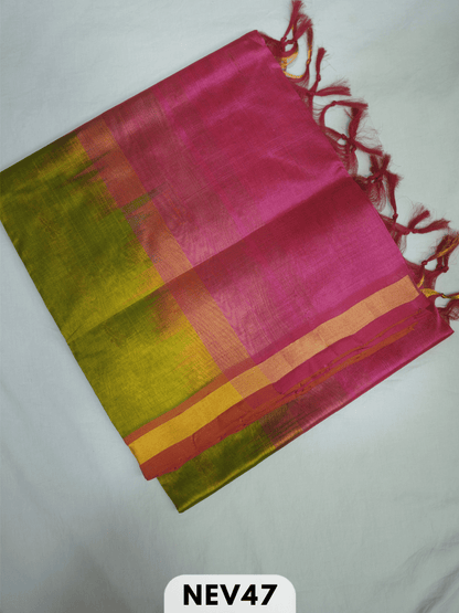 SMALL BORDER WITH BODY BUTTA SILK COTTON SAREE