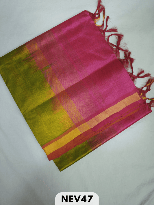 SMALL BORDER WITH BODY BUTTA SILK COTTON SAREE