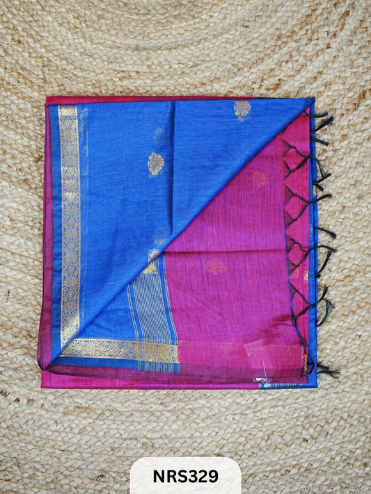 CHANDERI INSPIRED MAHESWARI SAREE