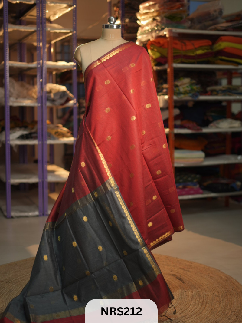 CHANDERI INSPIRED MAHESWARI SAREE