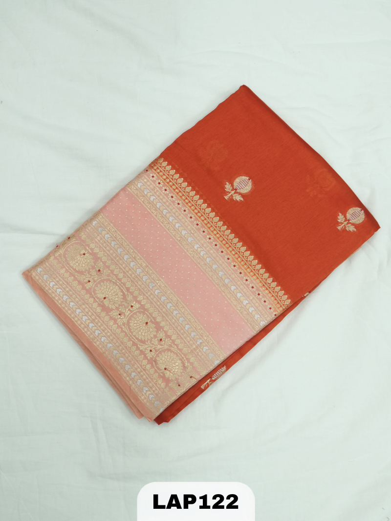Banaras kora dupion silk saree