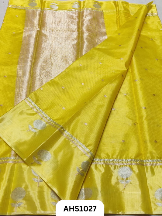 Kota Kataan Silk Weaving Saree With Blouse