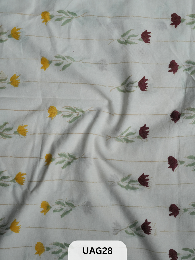 JAIPUR COTTON FABRIC - SCREEN PRINT 1 MTR
