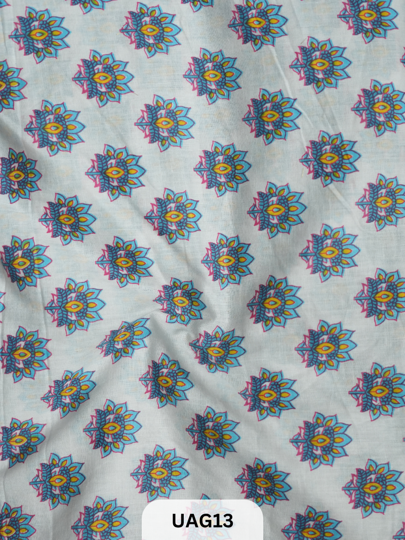 JAIPUR COTTON FABRIC - SCREEN PRINT 1 MTR