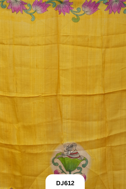 Tussar Hand Paint  Blouse