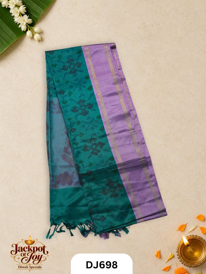 Nano Pochampalli Soft Silk Saree