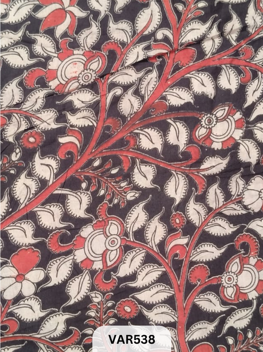 Kalamkari Hand printed - Fabric -2.5mtrs