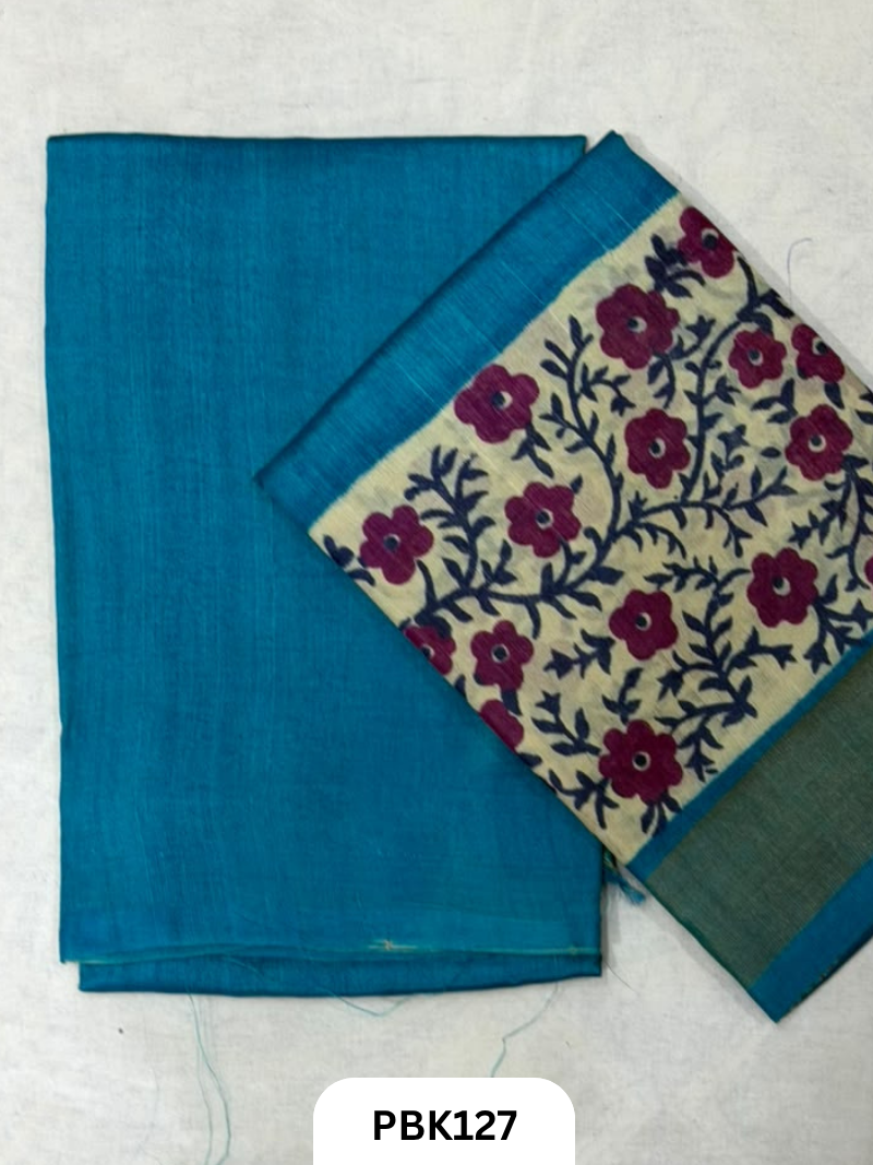 Pure Tussar Silk Salwar 2pc Top 2.5 + Duppatta 2.5  44 width