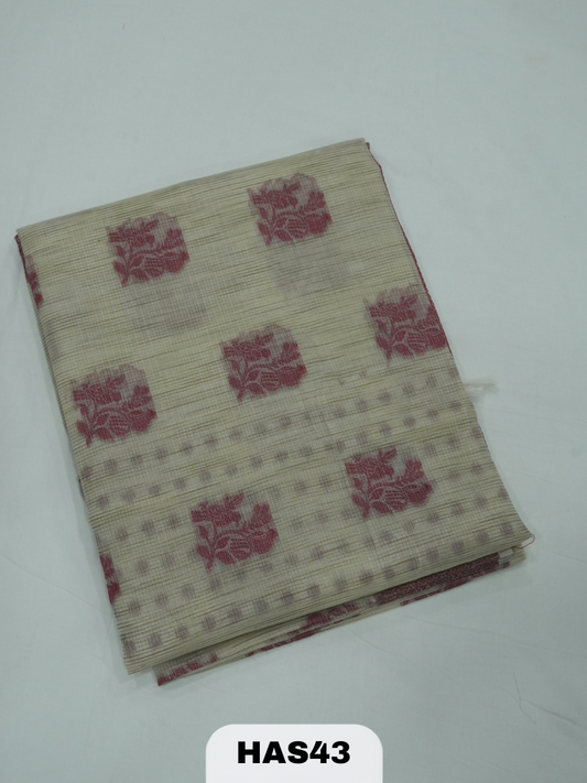 BANARAS COTTON JACQUARD SAREE