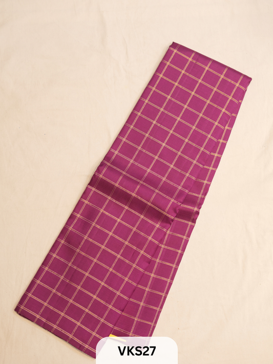 KANCHIPURAM KATTAM SAREE