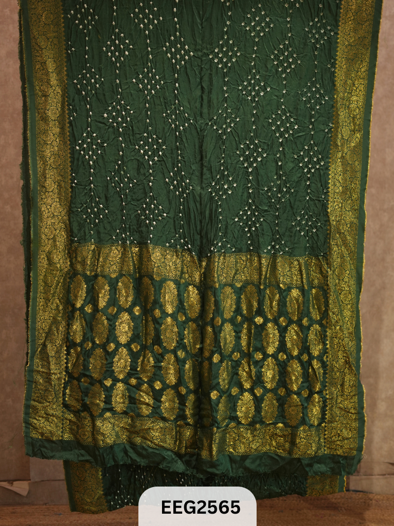 MODAL FUSIOIN SAREE WITH DOLA BORDER - EXCLUSIVE