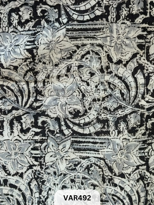 Kalamkari Hand printed - Fabric -1.5mtr