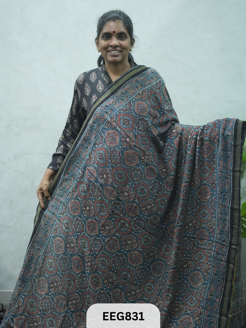 KOTA DORIA AJRAKH SAREE