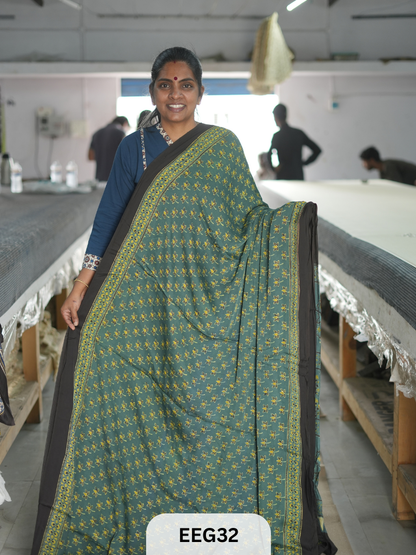 AJRAKH MODAL SAREE