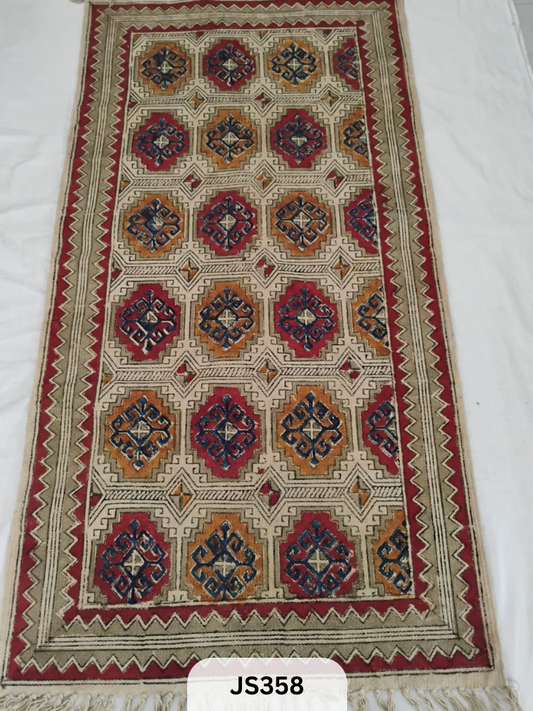 KALAMKARI PRINT FLOOR MAT (2X4 FEET)