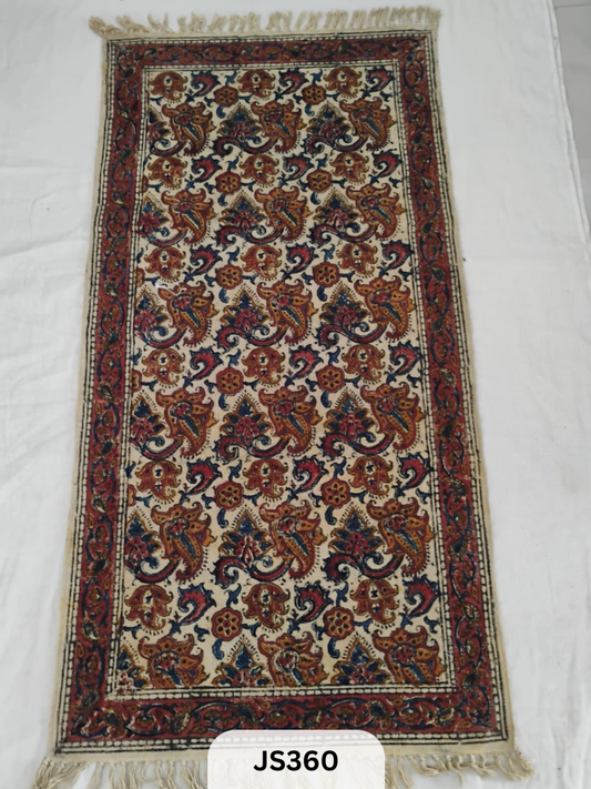KALAMKARI PRINT FLOOR MAT (2X4 FEET)