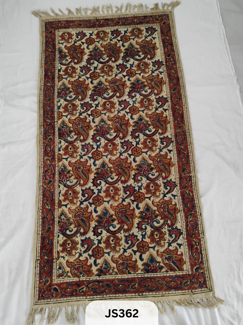 KALAMKARI PRINT FLOOR MAT (2X4 FEET)