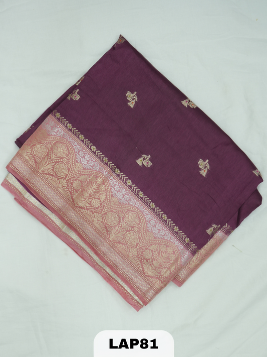 Banaras kora dupion silk saree