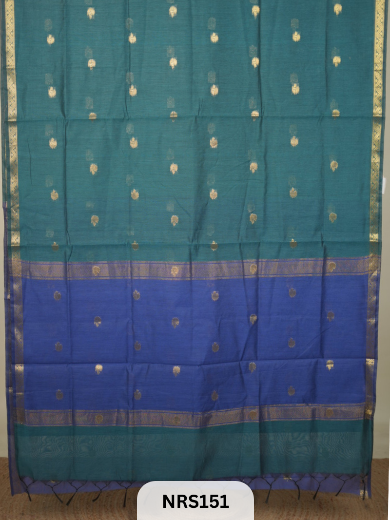CHANDERI INSPIRED MAHESWARI SAREE