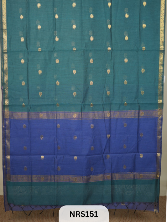 CHANDERI INSPIRED MAHESWARI SAREE