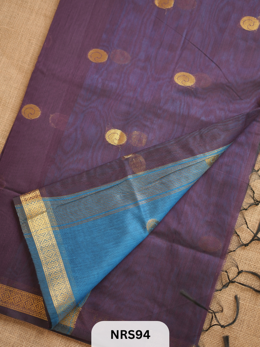 CHANDERI INSPIRED MAHESWARI SAREE