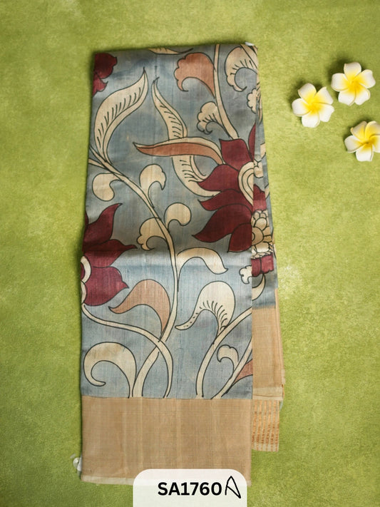 Pure Tussar Silk Saree