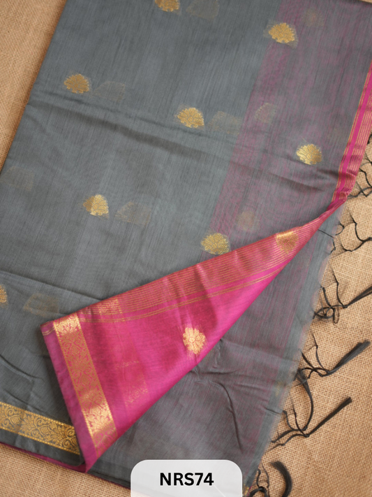 CHANDERI INSPIRED MAHESWARI SAREE