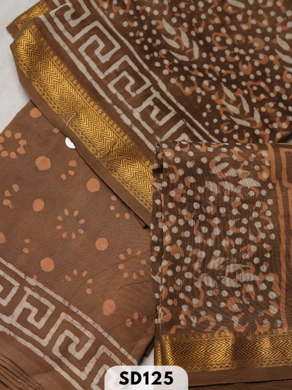 Premium maheswari silk 3 Pcs salwar set
