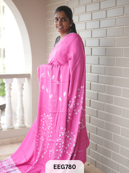 BATIK PRINT MODAL SAREE