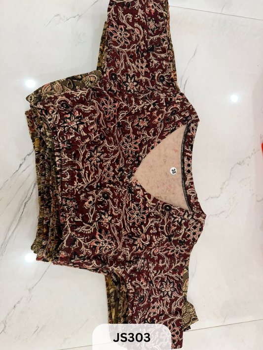 Kalamkari Stitched Blouse - 38 Size