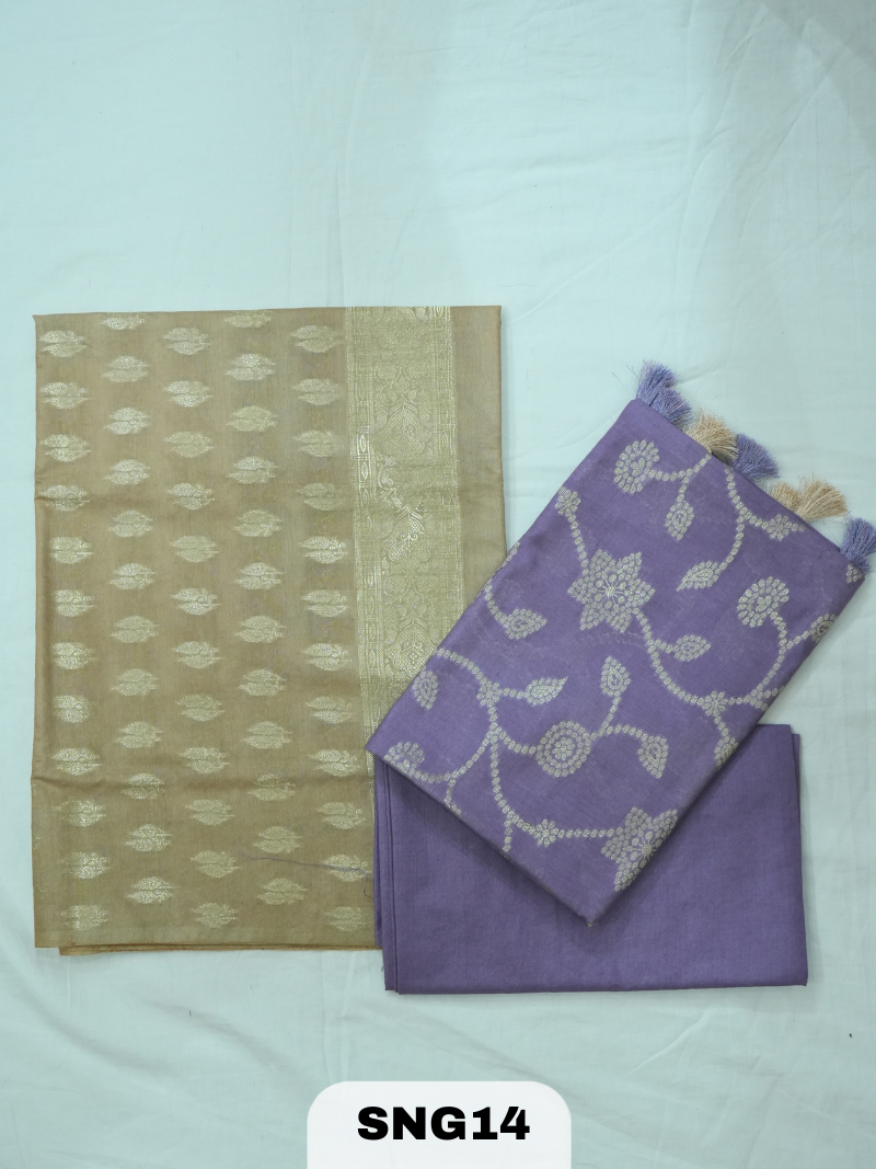 Banarasi Chiniya Silk 3 Pcs Salwar Suit