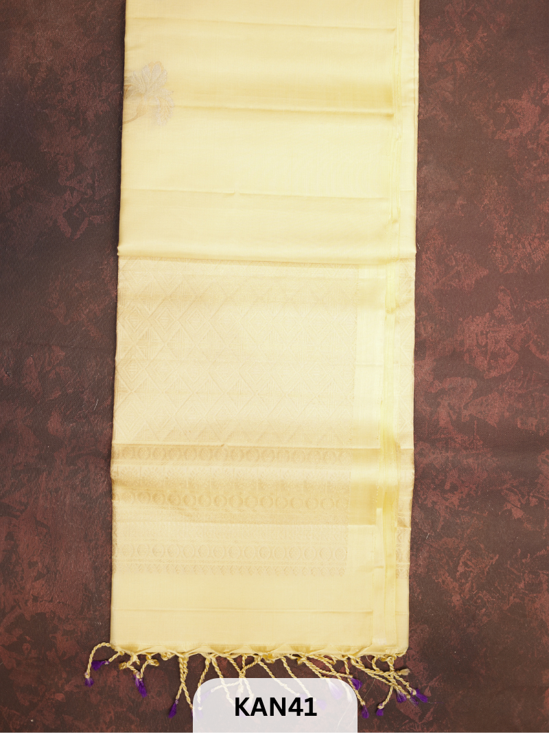 KANCHIPURAM HANDLOOM PURE SOFT SILK