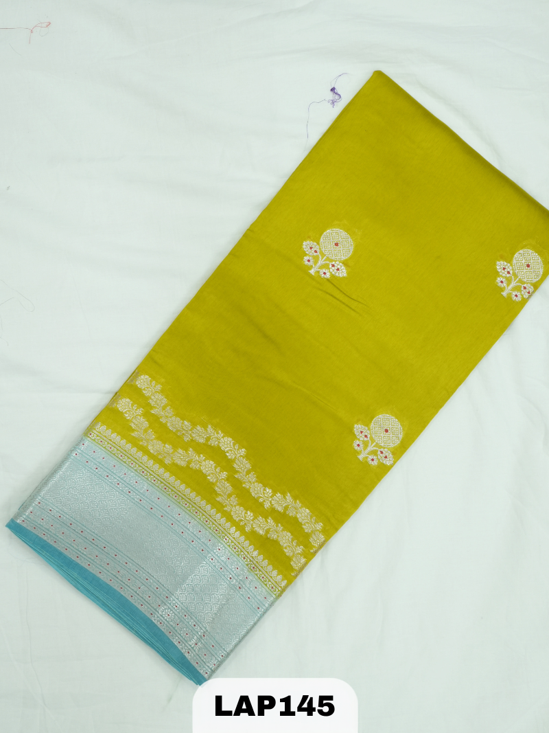 Banaras kora dupion silk saree