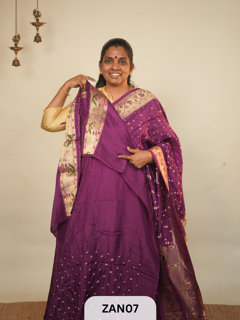 BANARASI BANDHINI WITH PAITHANI BORDER SAREE
