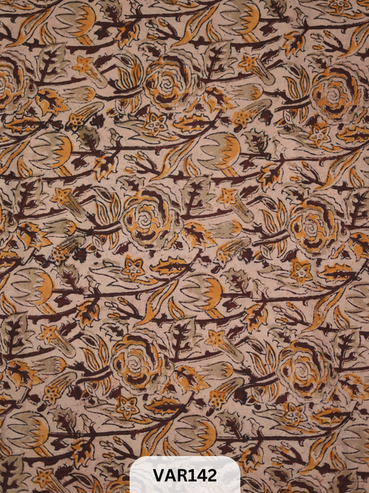 KALAMKARI HANDBLOCK PRINT- FABRIC -1mtr