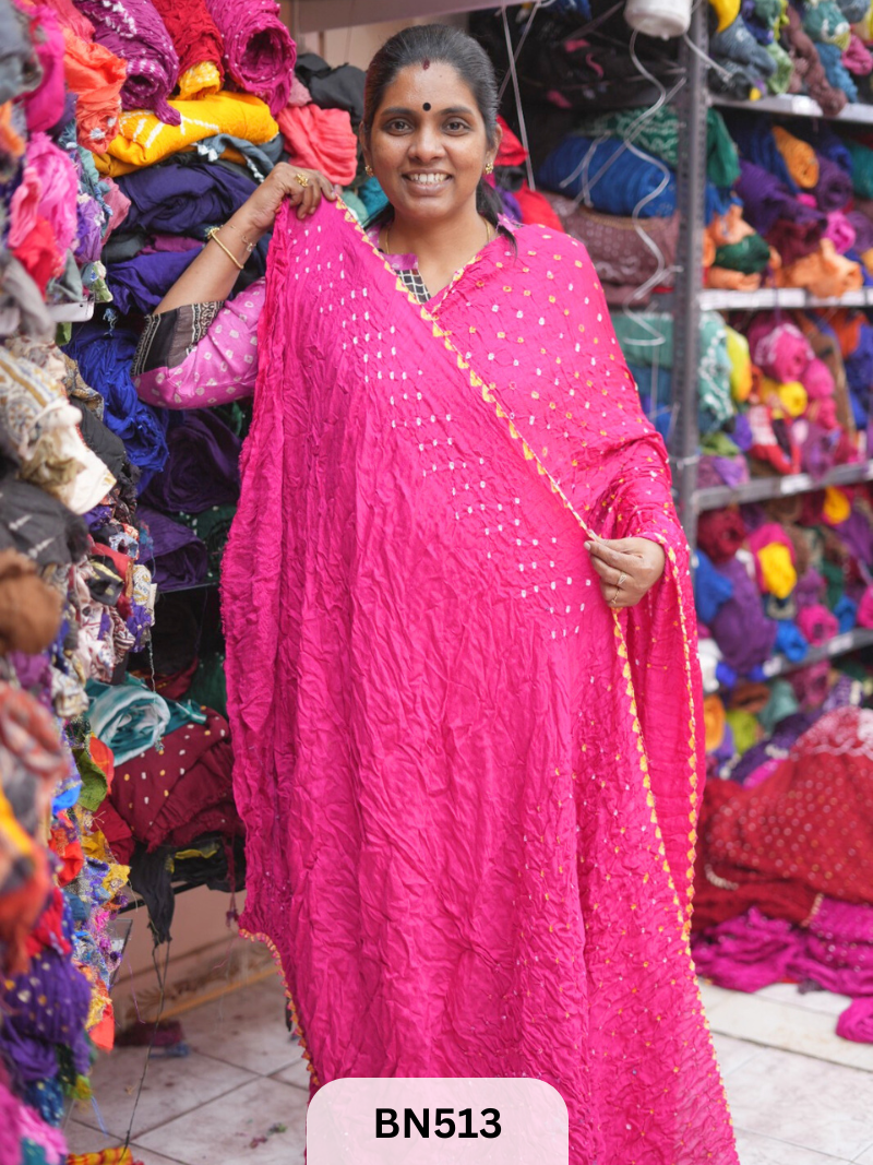 SEMI TISSUE WITH MAKDI PALLU - LADGI PATTA